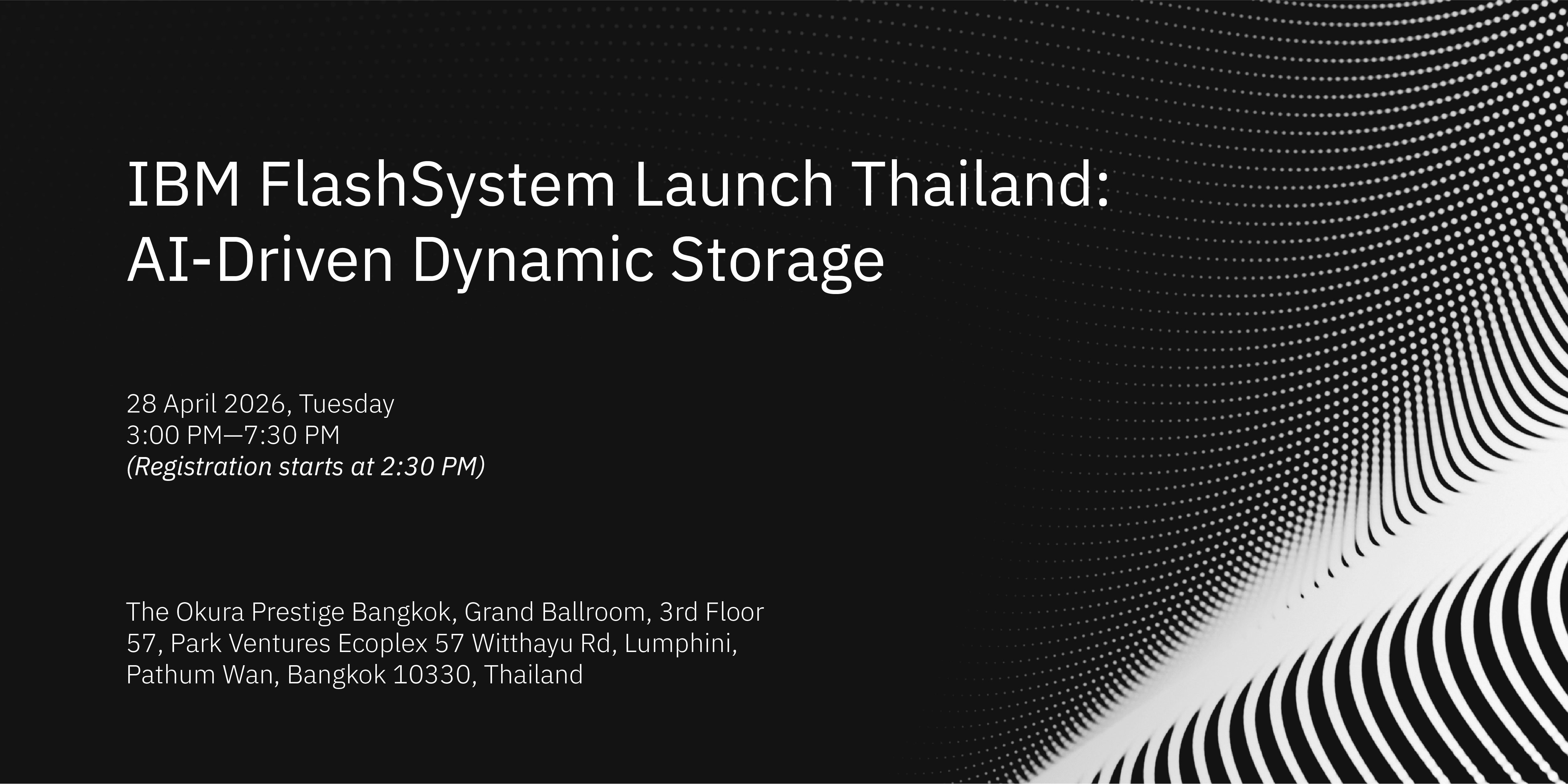 IBM FlashSystem Launch Thailand: AI-Driven Dynamic Storage
